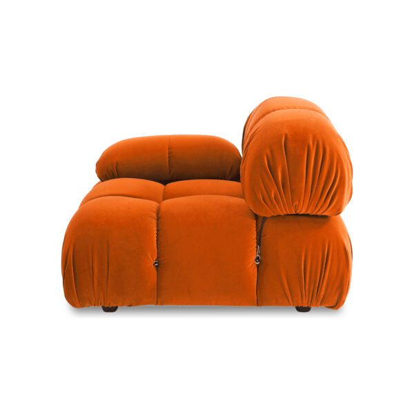 camaleonda right arm sofa velvet dark red 04 | Sohnne®