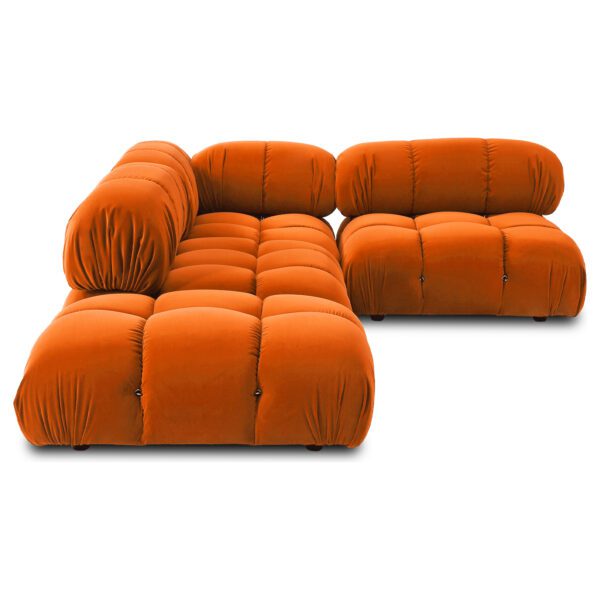 camaleonda sofa set velvet dark red 03 2 | Sohnne®