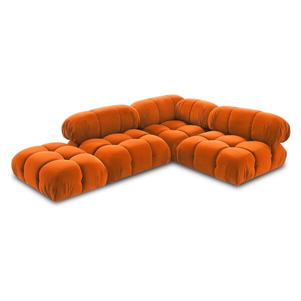 camaleonda sofa set velvet dark red 04 2 | Sohnne®