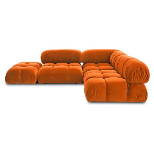 camaleonda sofa set velvet dark red 05 2 | Sohnne®
