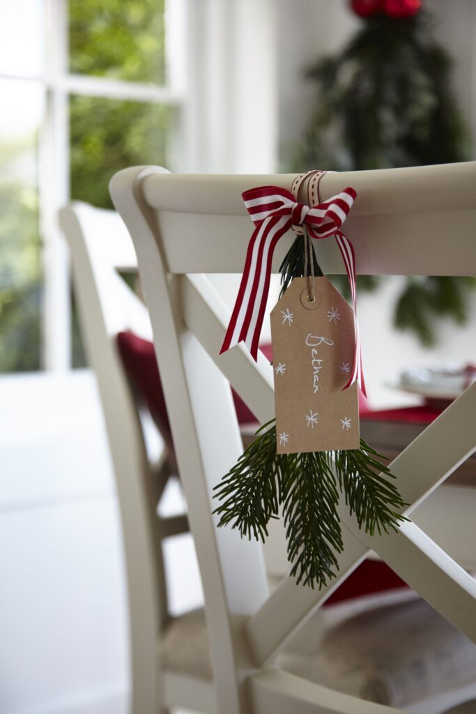 How to Decorate Chairs for Christmas