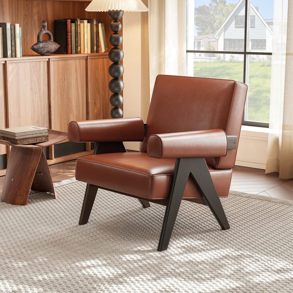 Chandigarh Armchair Brown 1 | Sohnne®