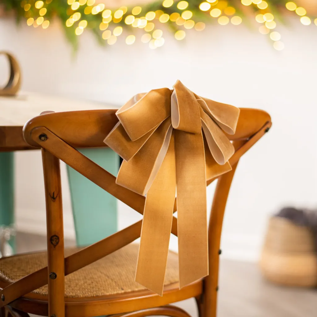 How to Decorate Chairs for Christmas