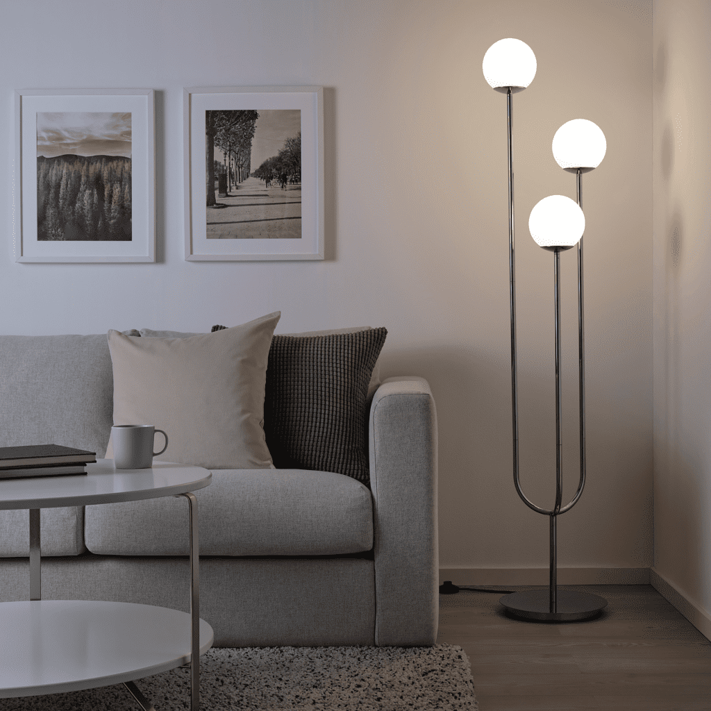 modern chrome floor lamps
