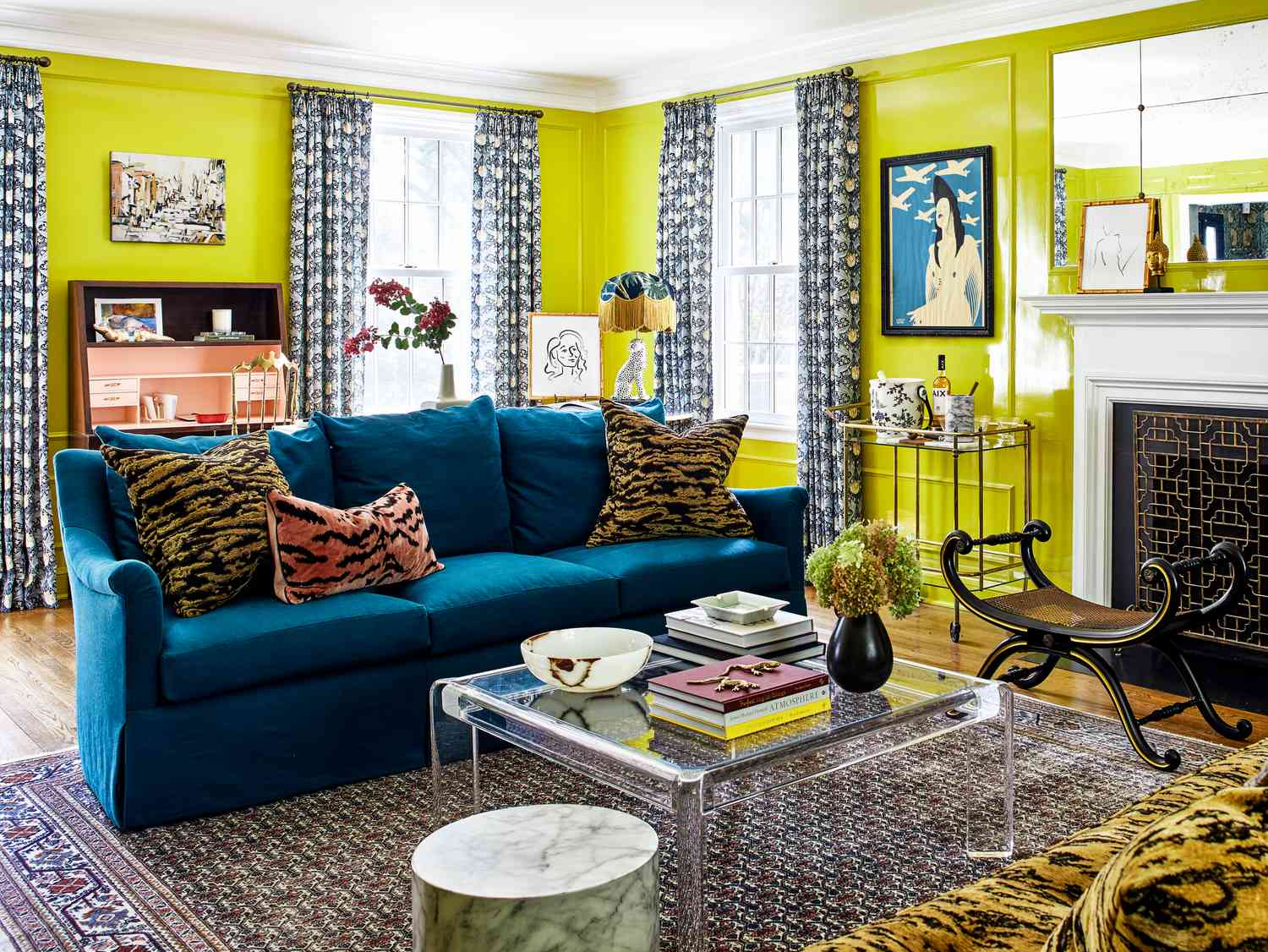 Maximalist Living Room: Overwhelming in a Great Way!