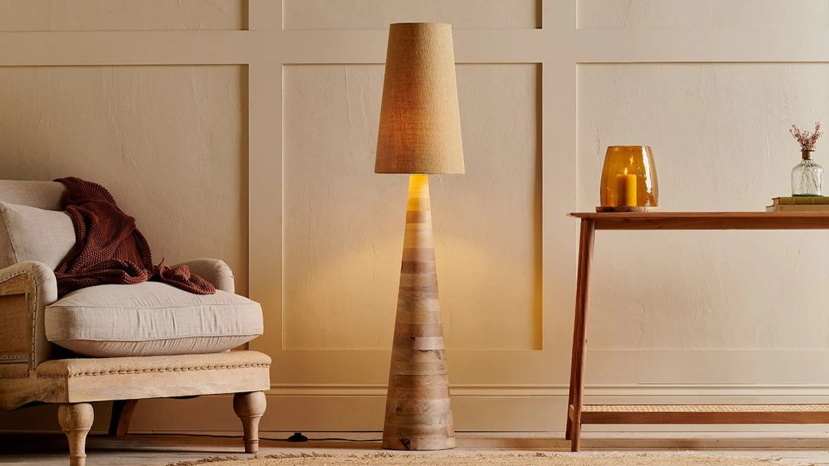 wooden floor lamps for living room