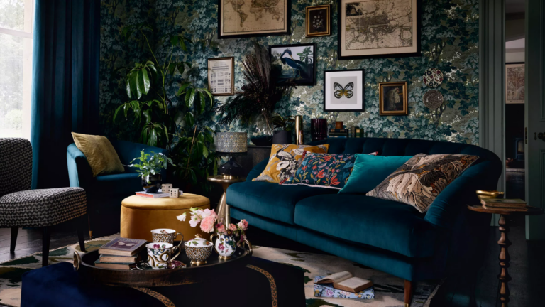 maximalist living hero desk1 221021 - Maximalist living room, maximalism
