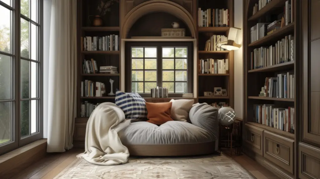 cozy reading nook designed by interior designer make use small unused corner - reading nook ideas, comfy seating