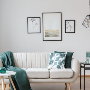 posters in cozy apartment interior royalty free image 943910360 1534189931 - best fabric for couches