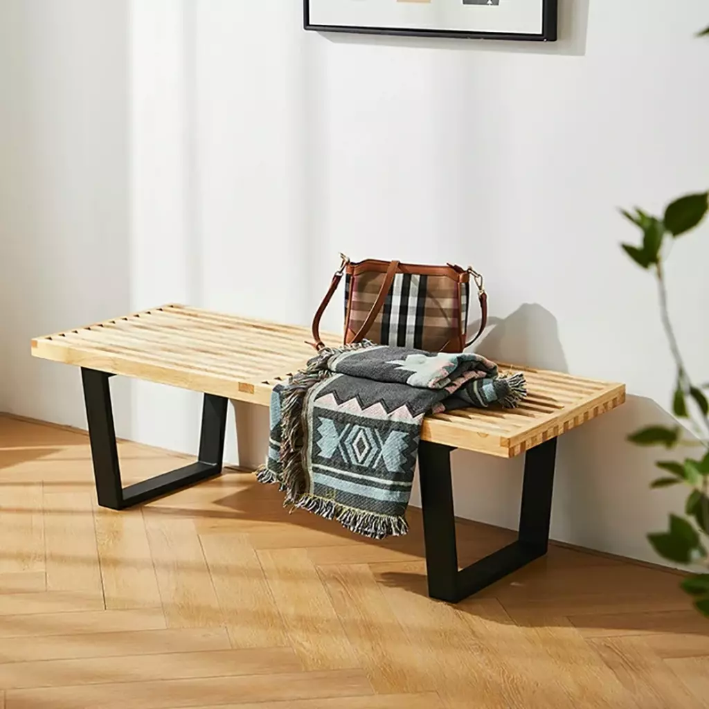 Nelson Platform Bench 60&Quot; Replica