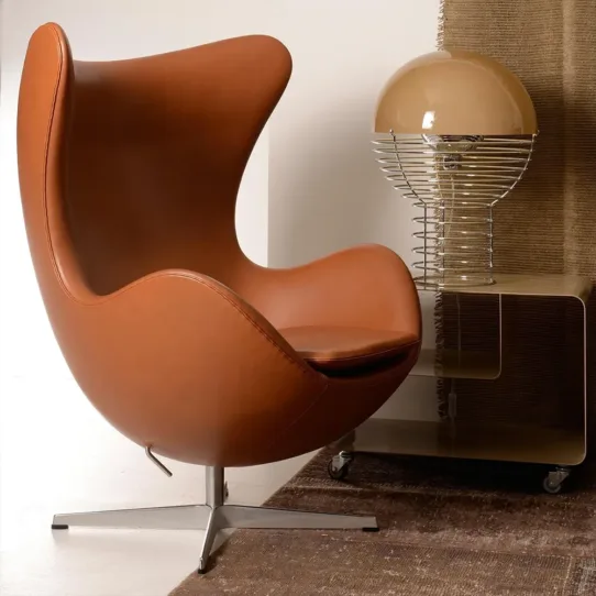 Sohnne Egg Chair White Leather 3 | Sohnne®