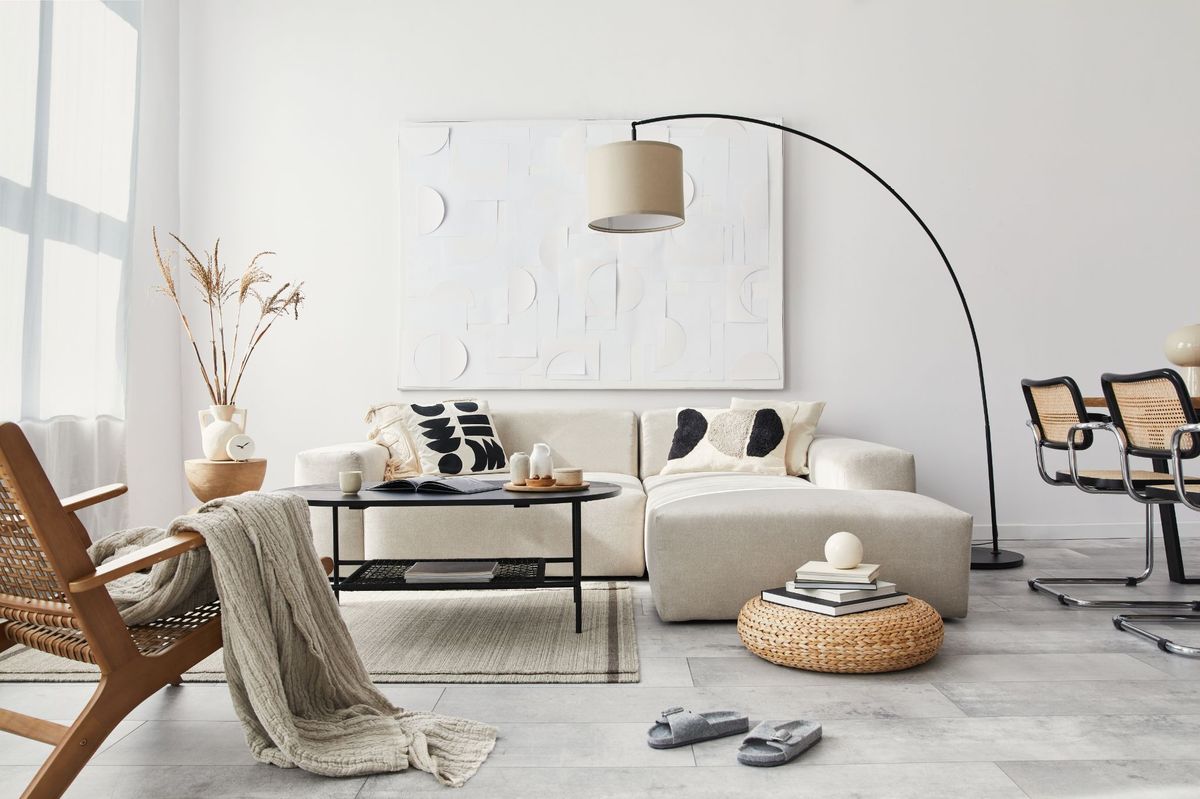how to style floor lamp