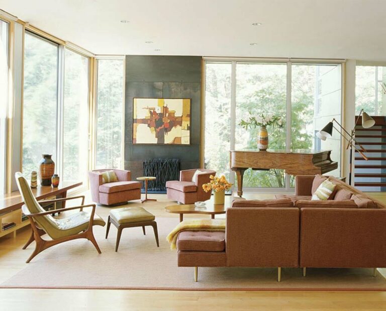mid century 7 - Vertical Slatted Wall Panels