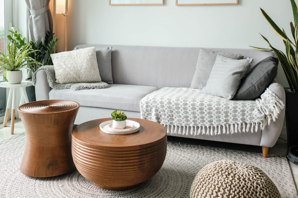 living room ideas with gray couch