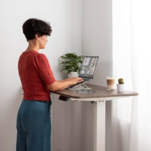 working from home ergonomic workstation - Ideal Standing Desk Height, productivity