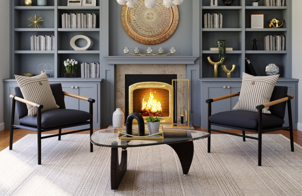 Setting Up Your Awkward Living Room Layout With Fireplace 

