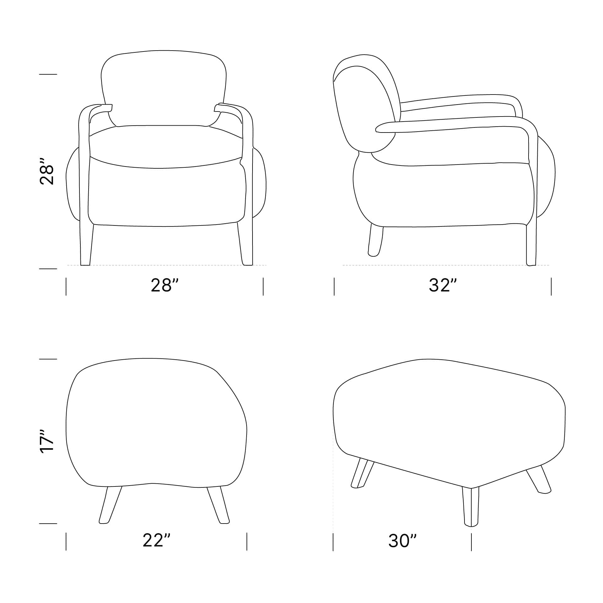 Dimensions Yeti Sheepskin Armchair Mobile Dimensions Yeti Sheepskin Armchair Mobile - Yeti Sheepskin Armchair and Ottoman