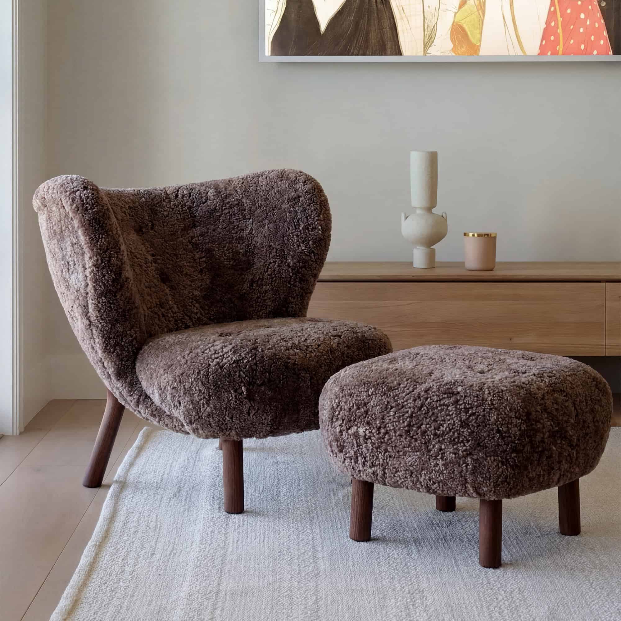 Little Petra Chair - Frosted Coco (11) - Little petra lounge chair