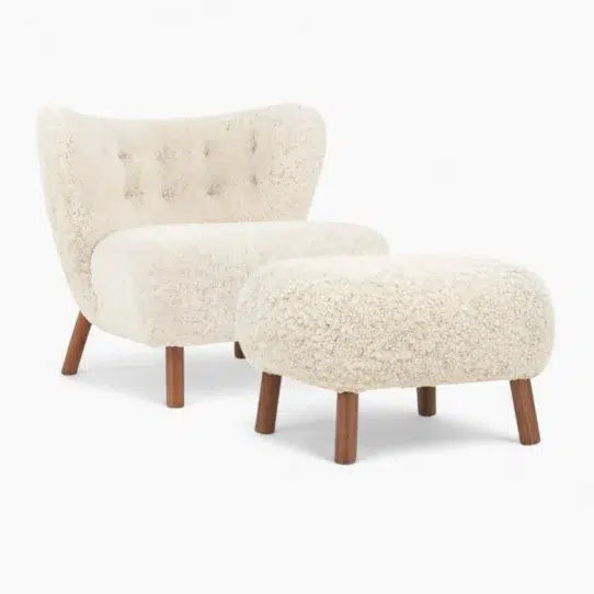 Little Petra Lounge Chair and Ottoman 1 - Little Petra Lounge Chair