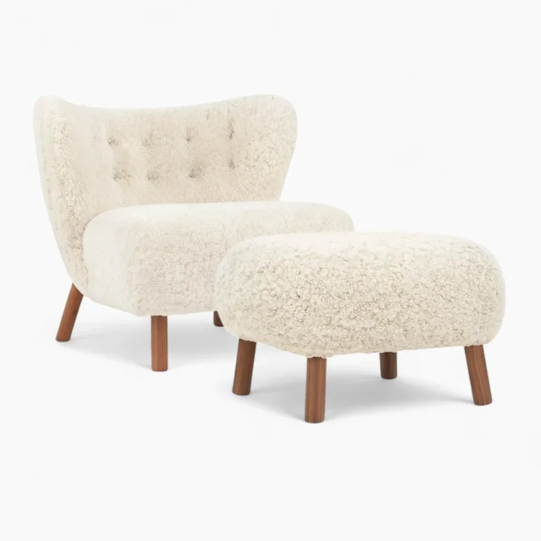 Little Petra Lounge Chair and Ottoman 1 - Little Petra Lounge Chair