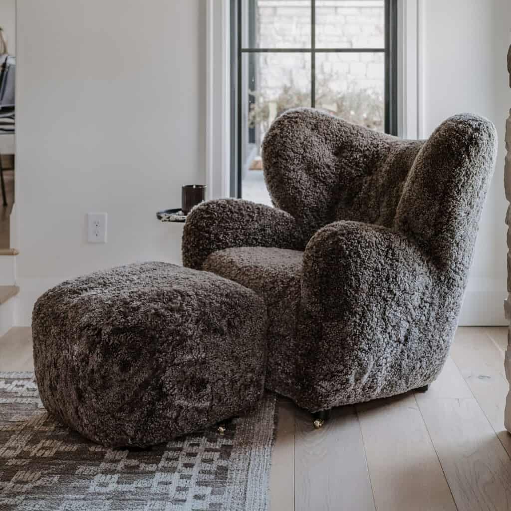 The Tired Man Chair - Frosted Coco 11 - Tired Man Lounge Chair