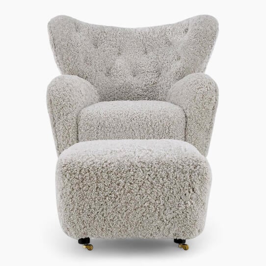 The Tired Man Lounge Chair and Footstool 4 Photoroom - Tired Man Lounge Chair