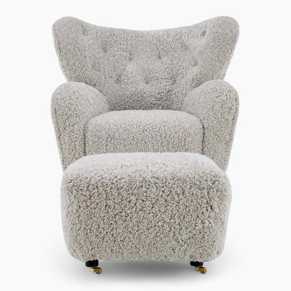 The Tired Man Lounge Chair and Footstool 4 Photoroom - Tired Man Lounge Chair