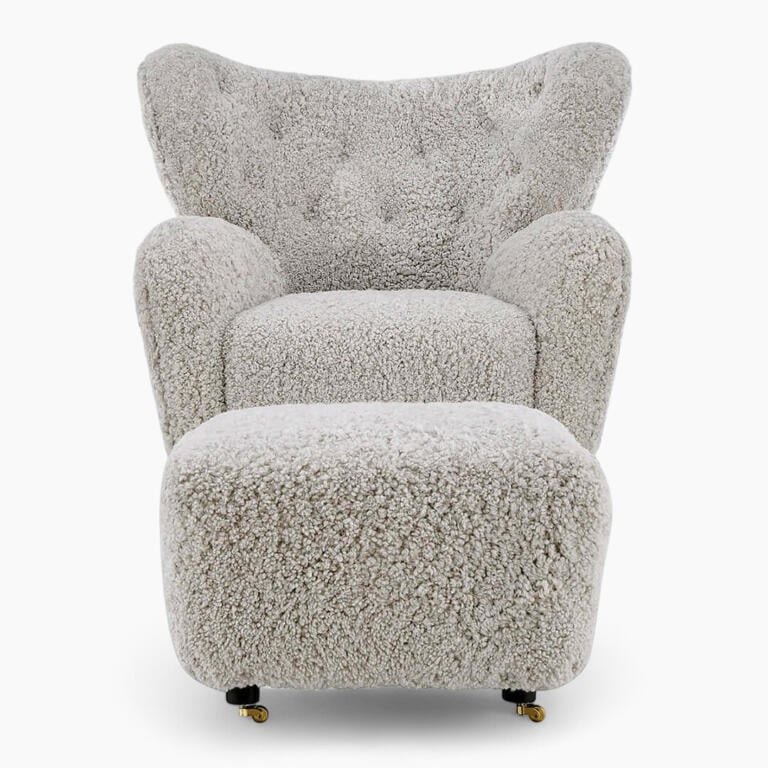 The Tired Man Lounge Chair and Footstool 4 Photoroom - Tired Man Lounge Chair