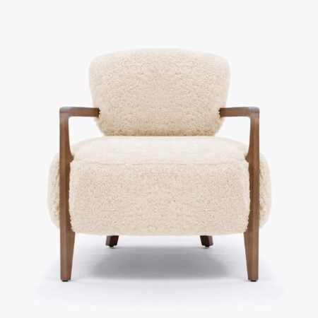 Yeti Sheepskin Armchair - Natural Luxe Sheepskin 1 - Yeti Sheepskin Armchair and Ottoman