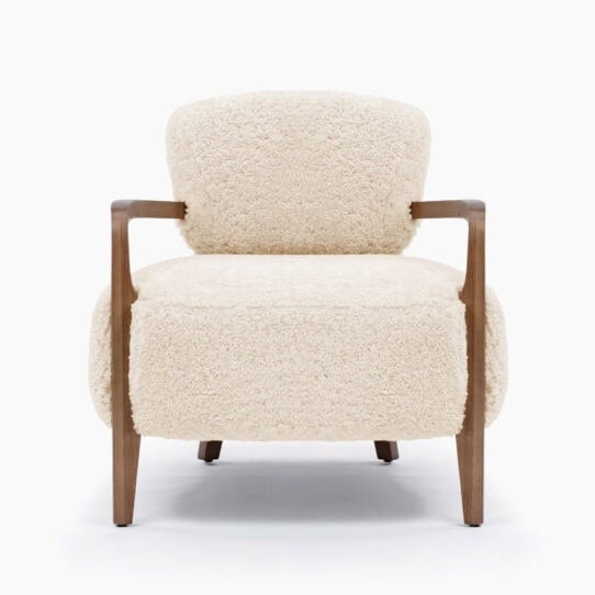 Yeti Sheepskin Armchair - Natural Luxe Sheepskin 1 - Yeti Sheepskin Armchair and Ottoman