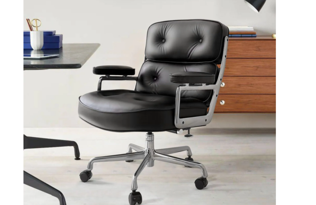 Best Office Chairs for Scoliosis in 2024: The Eames Soft Pad Group Executive Chair Replica 