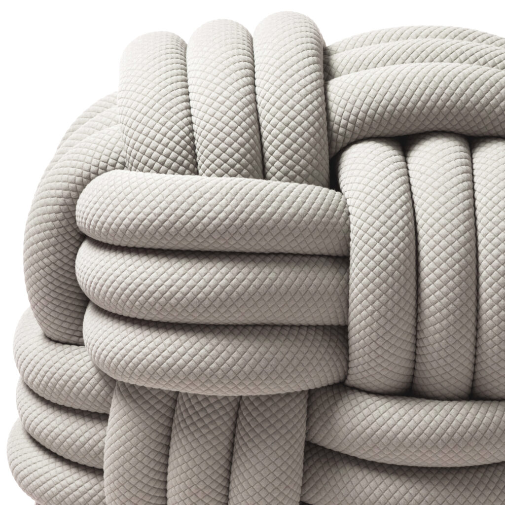 Knitty Lounge Chair - Grey (10) | Sohnne® Knitty Lounge Chair Grey 10 1 - Knitty Lounge Chair