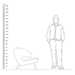 Pelican Chair Replica - Height Comparison Pelican Chair Replica Height Comparison - Pelican Chair