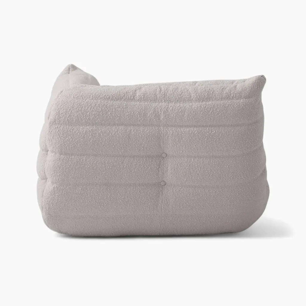 Togo Corner Teddy Velvet Beige 6 - Togo