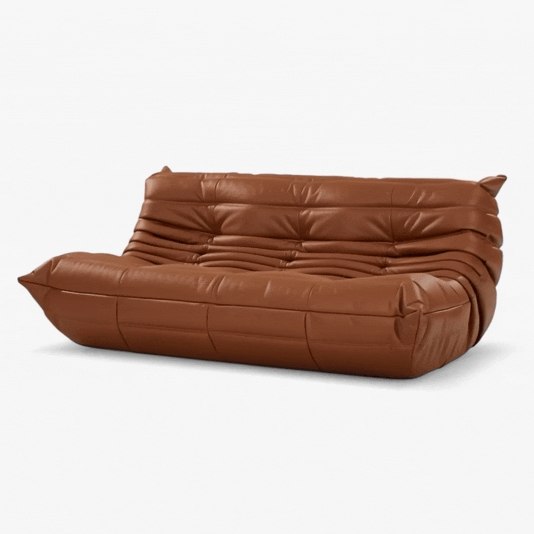 Togo Leather - Togo Sofa,  tree seater