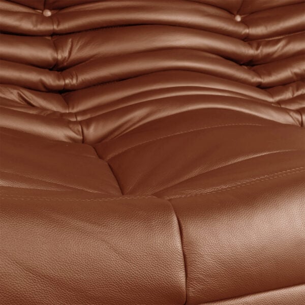 Togo Loveseat Brown Leather 11 1 - Togo Sofa,  tree seater