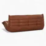 Togo Sofa Fiber Leather Brown 5 Togo Sofa Fiber Leather Brown 5 - Togo Sofa, tree seater
