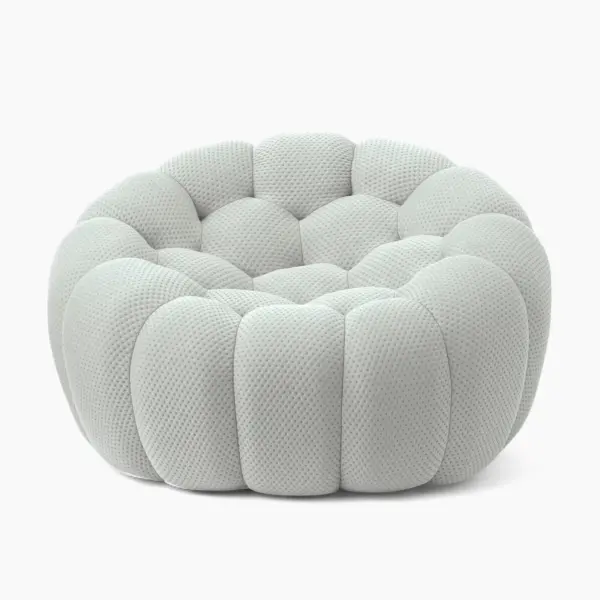 Bubble Sofa Armchair Replica Light Grey 1