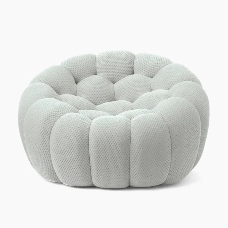 Bubble Sofa Armchair Replica Light Grey 1