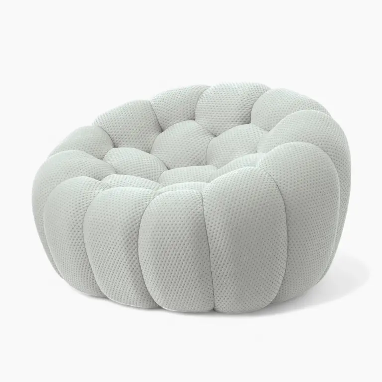 Bubble Sofa Armchair Replica Light Grey 3