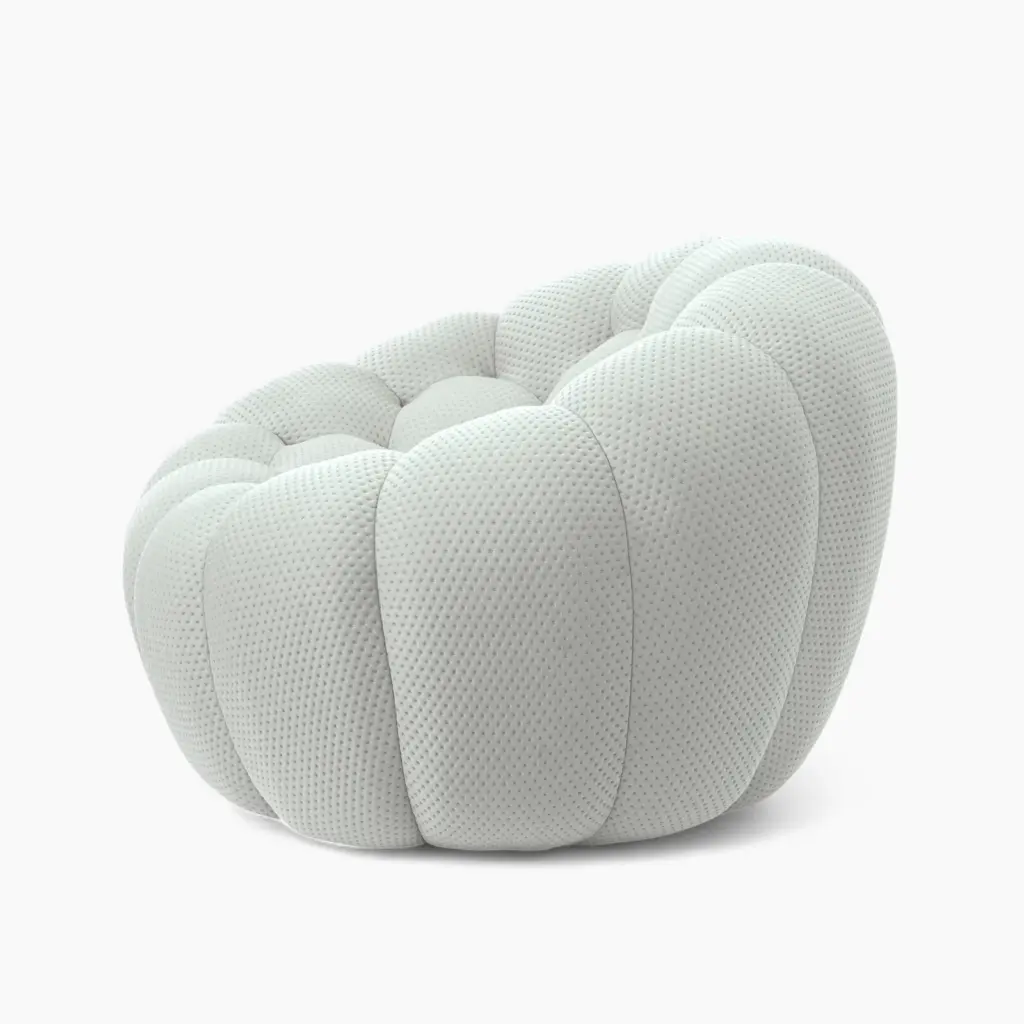 Bubble Sofa Armchair Replica Light Grey 4