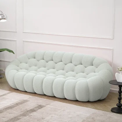 Bubble Sofa Replica Three Seater By Sacha Lakic Light Grey 6 - Bubble Sofa, bubble