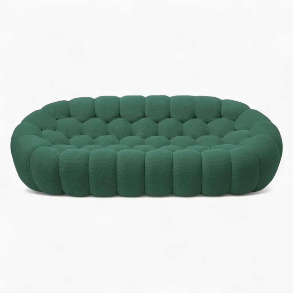 Bubble Sofa Replica Three Seater Green 1