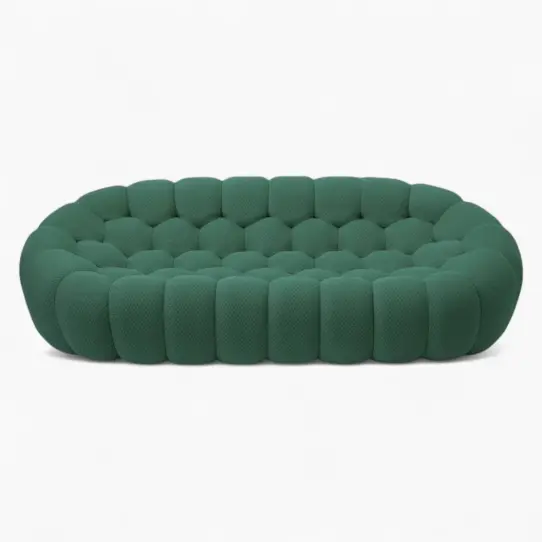 Bubble Sofa Replica Three Seater Green 1