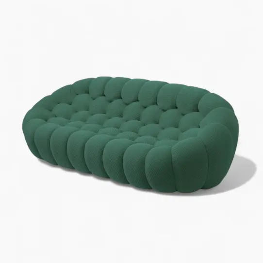 Bubble Sofa Replica Three Seater Green 3