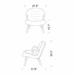 Clam Chair Dimension Mobile Clam Chair Dimension Mobile scaled - Arctander Clam Chair, Arctander