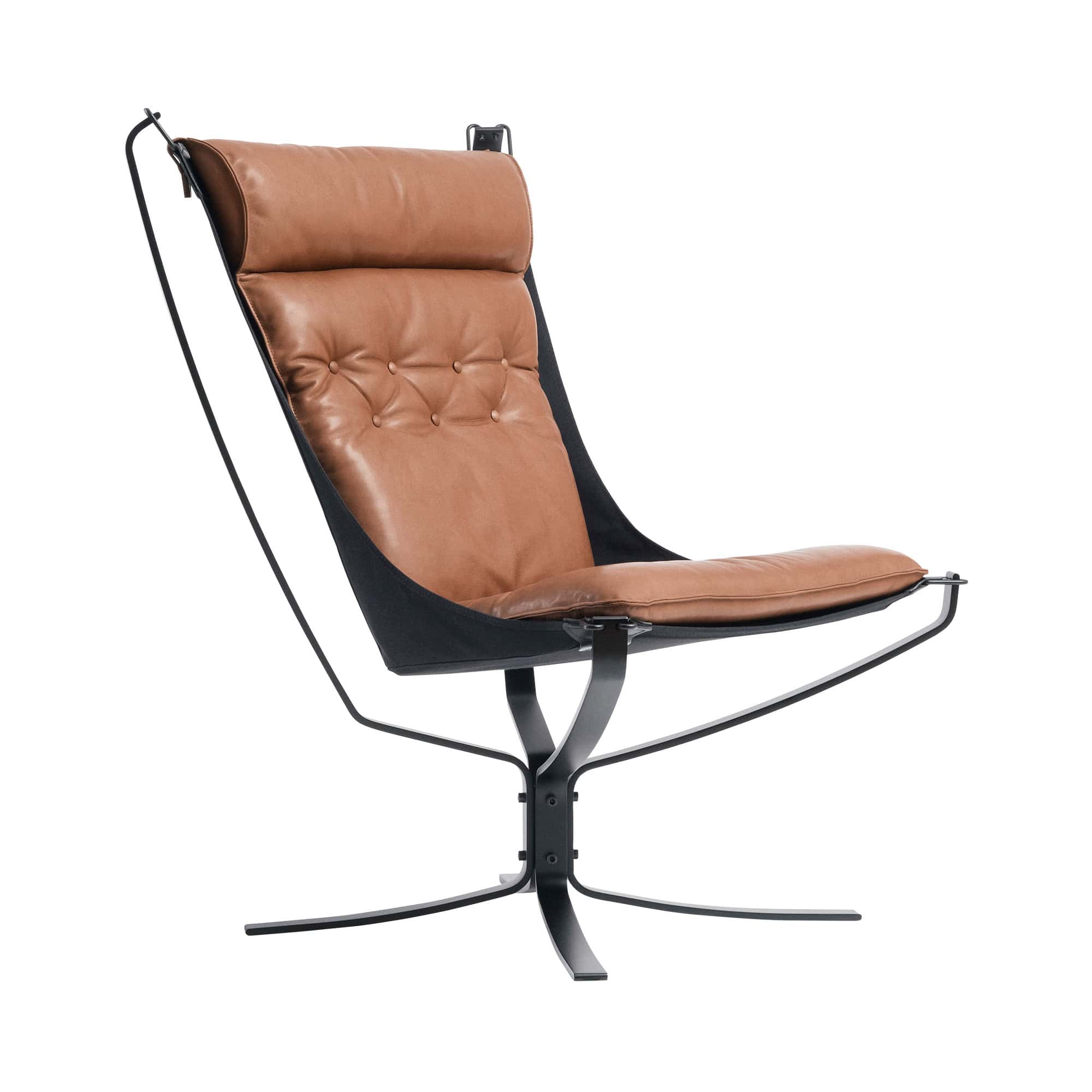 Falcon Chair - Brown 2 - Falcon Chair and Ottoman