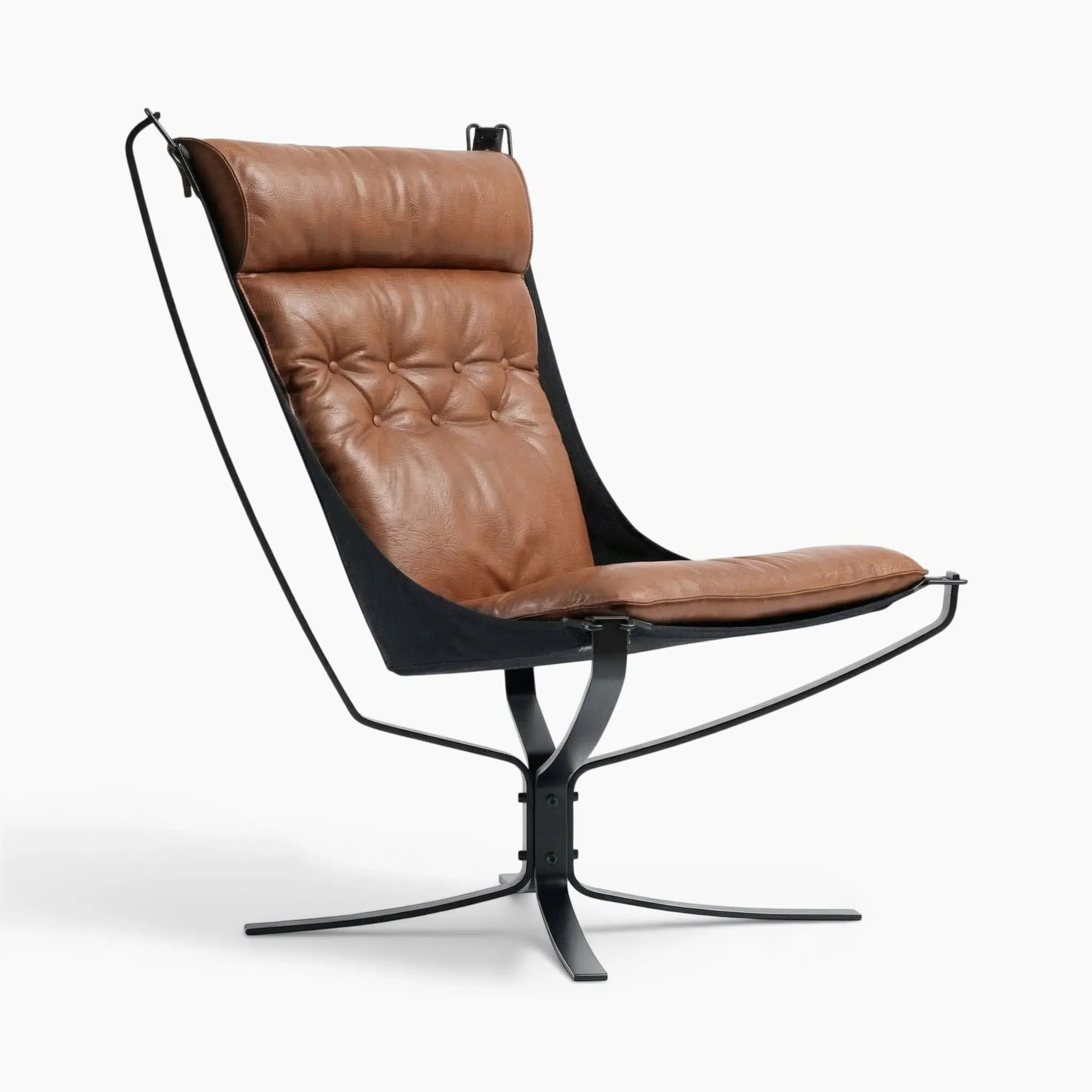 Falcon Chair and Ottoman Brown 2 Falcon Chair and Ottoman - Brown | Sohnne