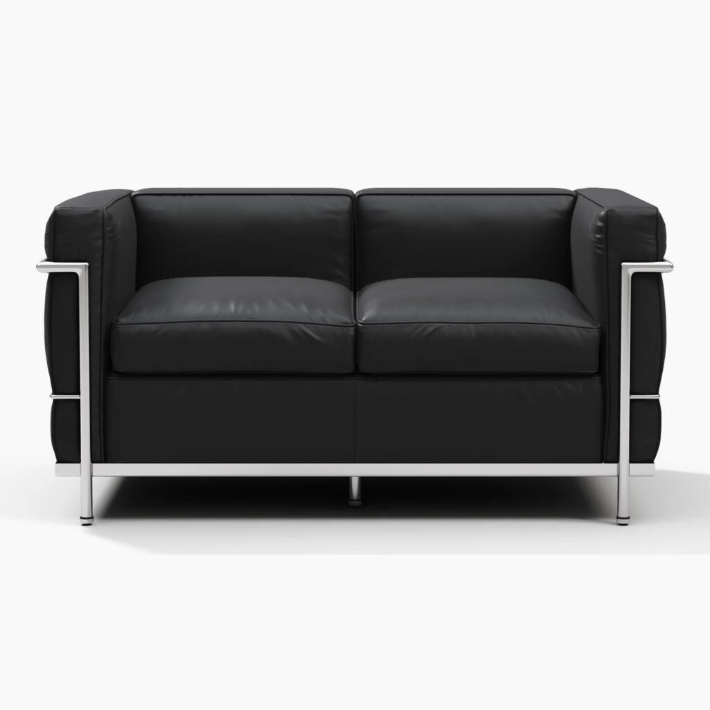 LC2 Loveseat (1) - LC2 Loveseat,  Le Corbusier,  Le Corbusier 2 Loveseat