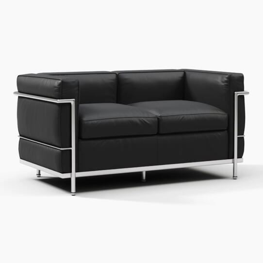 LC2 Loveseat (2) - LC2 Loveseat,  Le Corbusier,  Le Corbusier 2 Loveseat